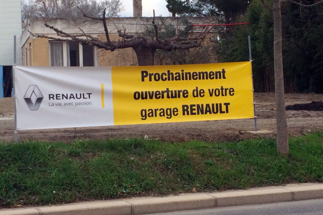 Bâche pour Renault par Webbycom